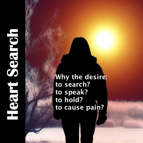 Why do we search and desire more. Spoken word Christian poem
