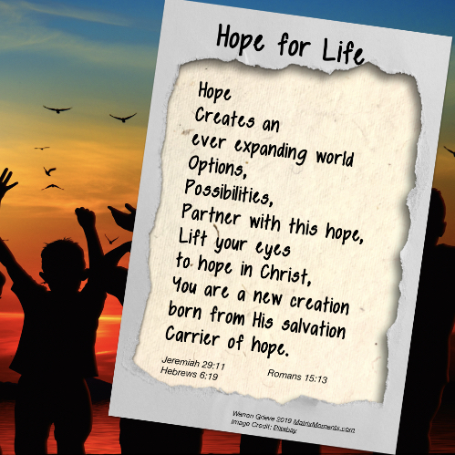 Could it be true that real hope, in all situations, can come from knowing Christ Poetry Spoken Word